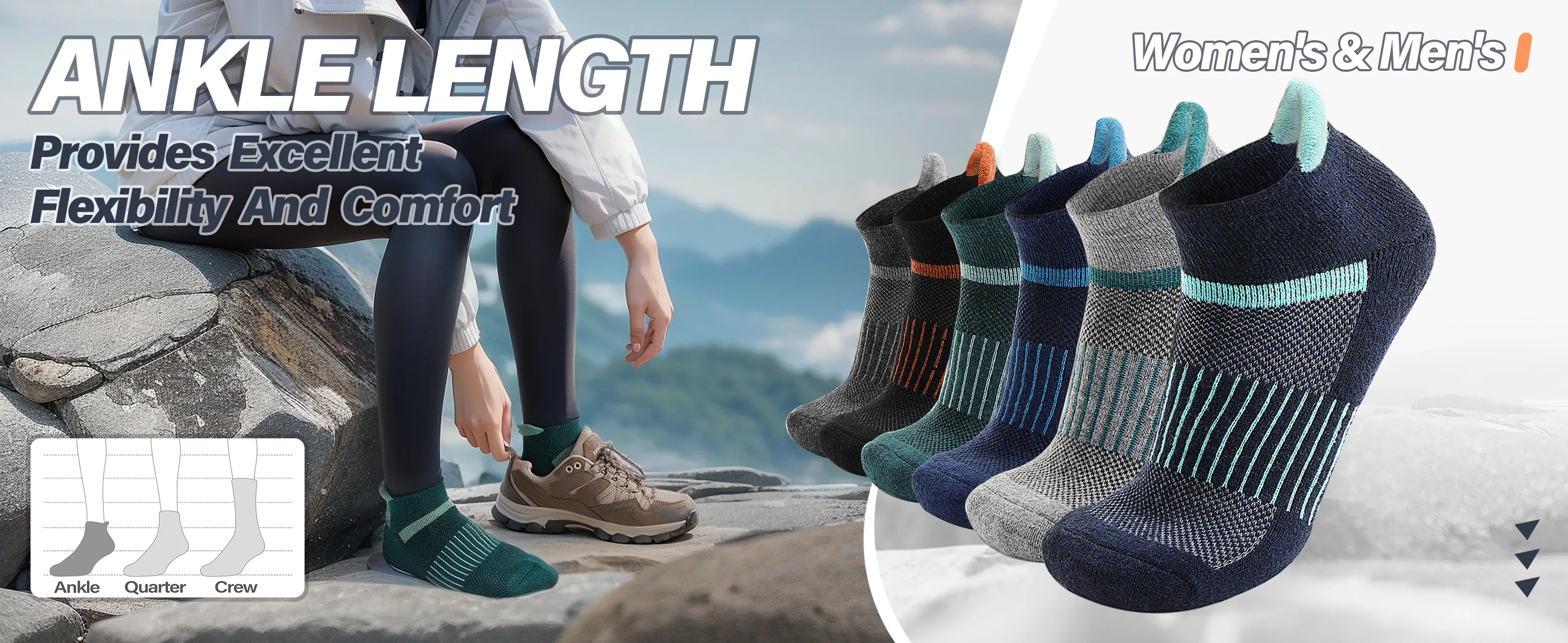 anlisim hiking socks content 1