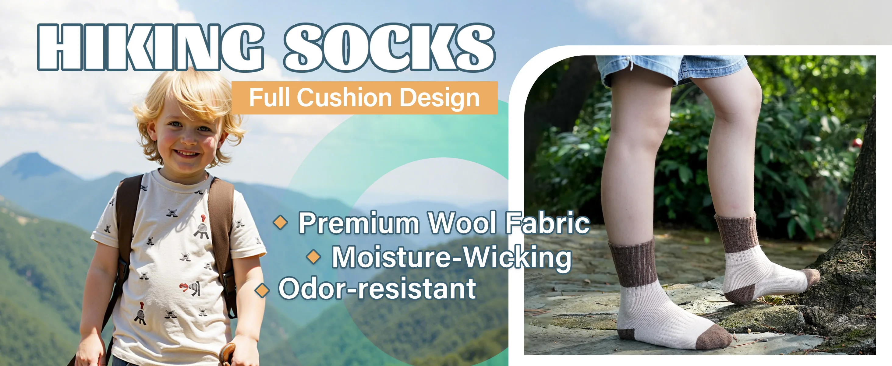 anlisim kids outdoor socks content 1